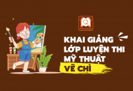 KHẢI GIẢNG LỚP LUYỆN THI MĨ THUẬT - VẼ CHÌ