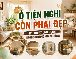 Ở TIỆN NGHI – CÒN PHẢI ĐẸP: MỸ THUẬT TRONG KHÔNG GIAN SỐNG