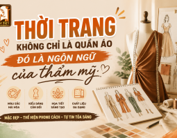THỜI TRANG KHÔNG CHỈ LÀ QUẦN ÁO – ĐÓ LÀ NGÔN NGỮ CỦA THẨM MỸ